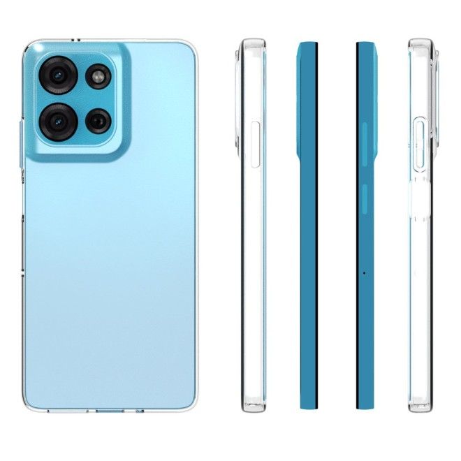 Motorola Moto G75 Hülle - Softcase TPU Series - transparent