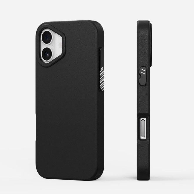 Yoyoisles - iPhone 16 Handyhülle - EVA Softcase - Air Tec Series - schwarz