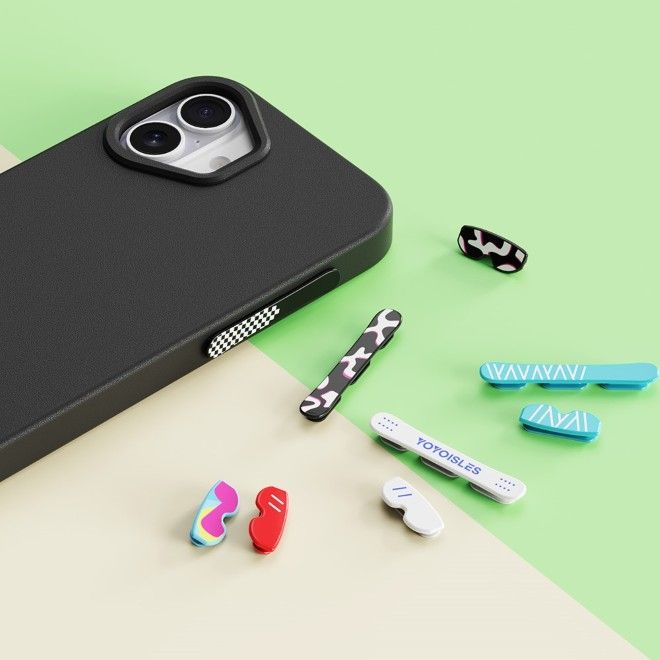 Yoyoisles - iPhone 16 Handyhülle - EVA Softcase - Air Tec Series - schwarz