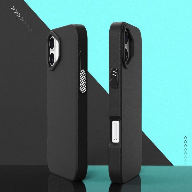 Yoyoisles - iPhone 16 Handyhülle - EVA Softcase - Air Tec Series - schwarz