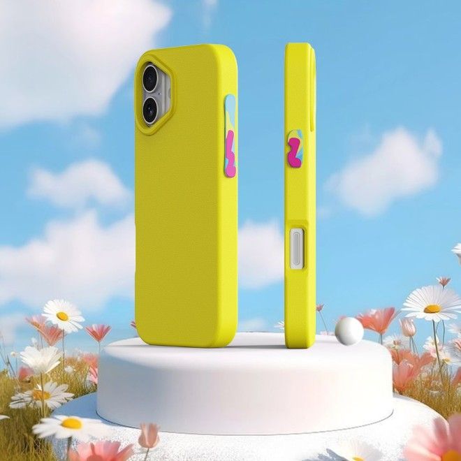 Yoyoisles - iPhone 16 Handyhülle - EVA Softcase - Air Tec Series - gelb