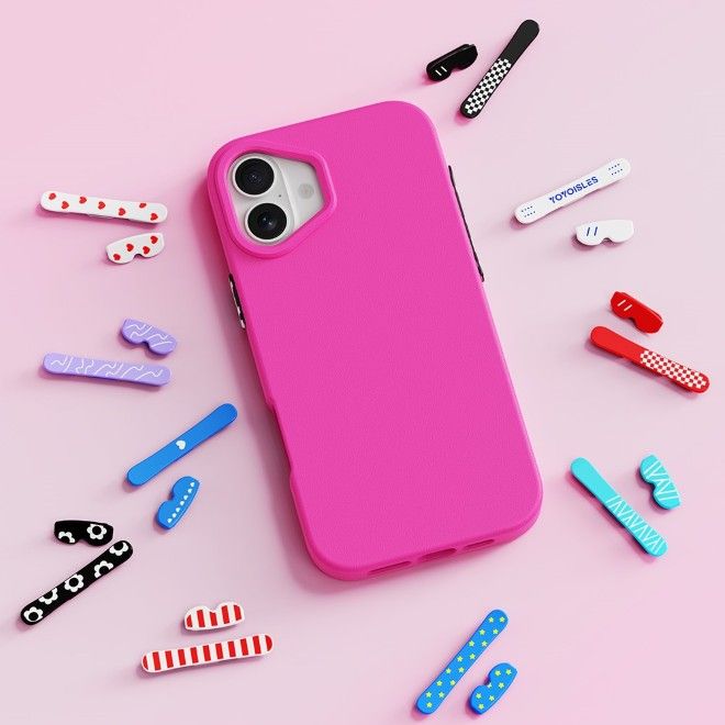 Yoyoisles - iPhone 16 Handyhülle - EVA Softcase - Air Tec Series - rosepink