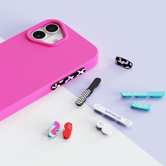 Yoyoisles - iPhone 16 Handyhülle - EVA Softcase - Air Tec Series - rosepink