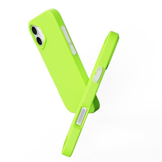 Yoyoisles - iPhone 16 Plus Handyhülle - EVA Softcase - Air Tec Series - hellgrün