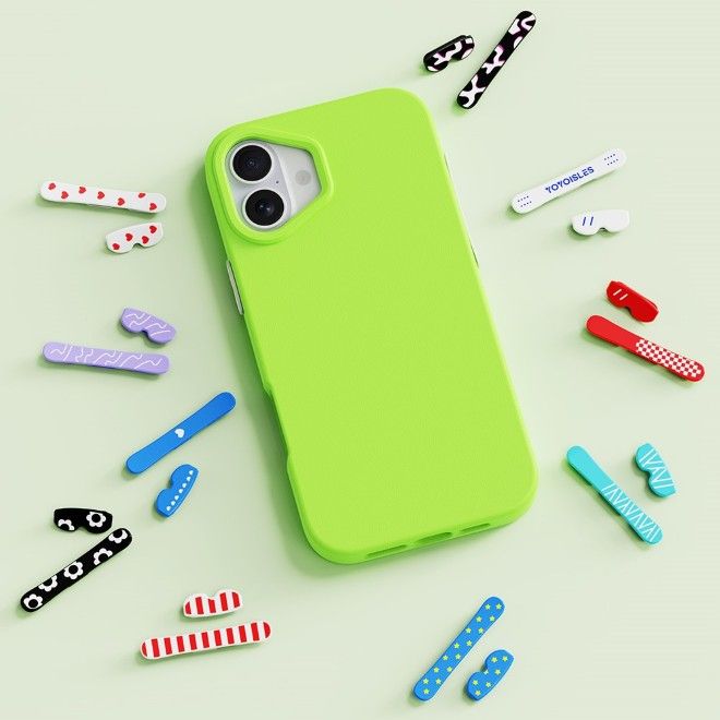 Yoyoisles - iPhone 16 Plus Handyhülle - EVA Softcase - Air Tec Series - hellgrün