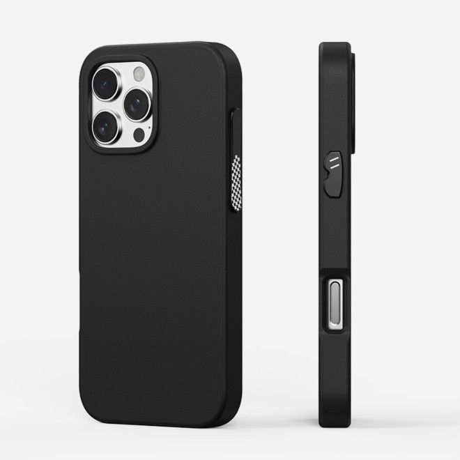 Yoyoisles - iPhone 16 Pro Handyhülle - EVA Softcase - Air Tec Series - schwarz
