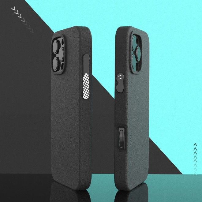 Yoyoisles - iPhone 16 Pro Handyhülle - EVA Softcase - Air Tec Series - schwarz