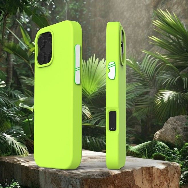 Yoyoisles - iPhone 16 Pro Handyhülle - EVA Softcase - Air Tec Series - hellgrün