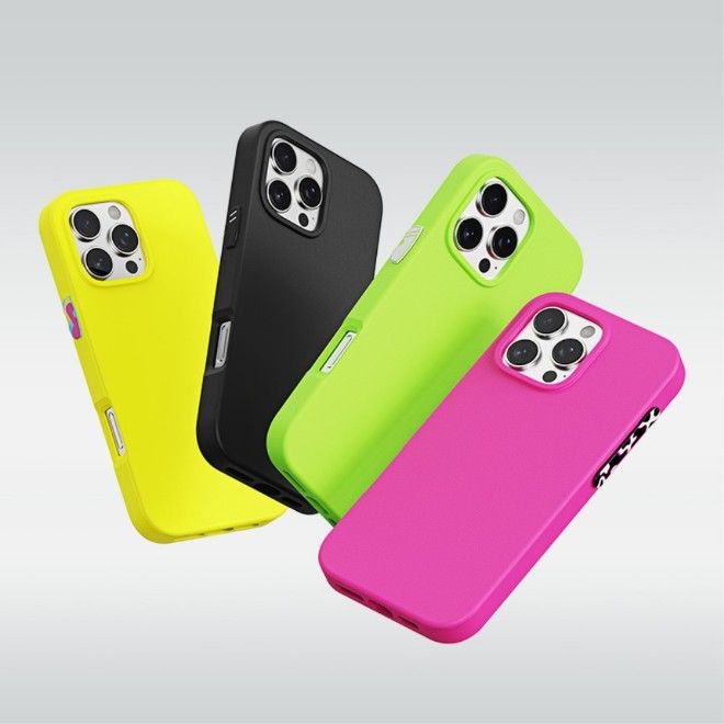 Yoyoisles - iPhone 16 Pro Max Handyhülle - EVA Softcase - Air Tec Series - gelb