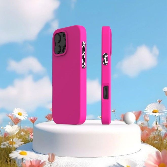 Yoyoisles - iPhone 16 Pro Max Handyhülle - EVA Softcase - Air Tec Series - rosepink