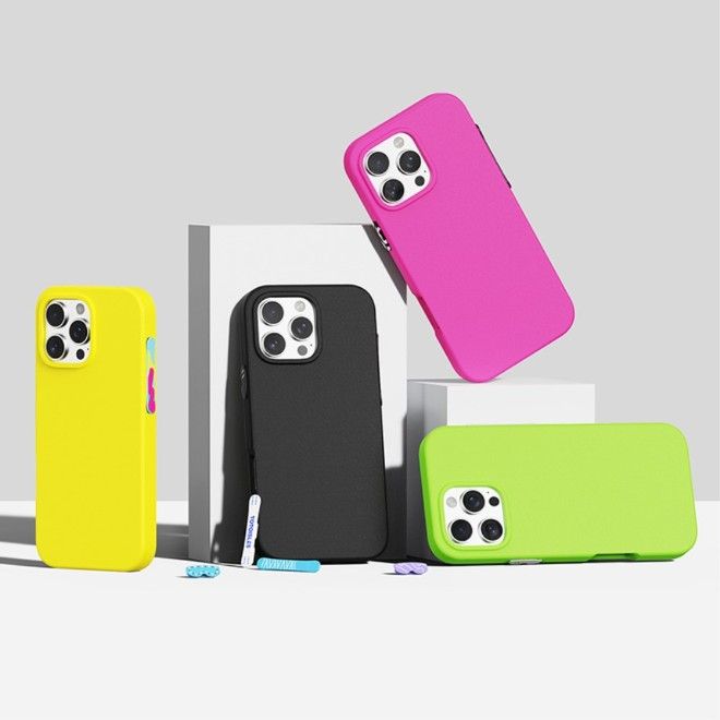Yoyoisles - iPhone 16 Pro Max Handyhülle - EVA Softcase - Air Tec Series - rosepink
