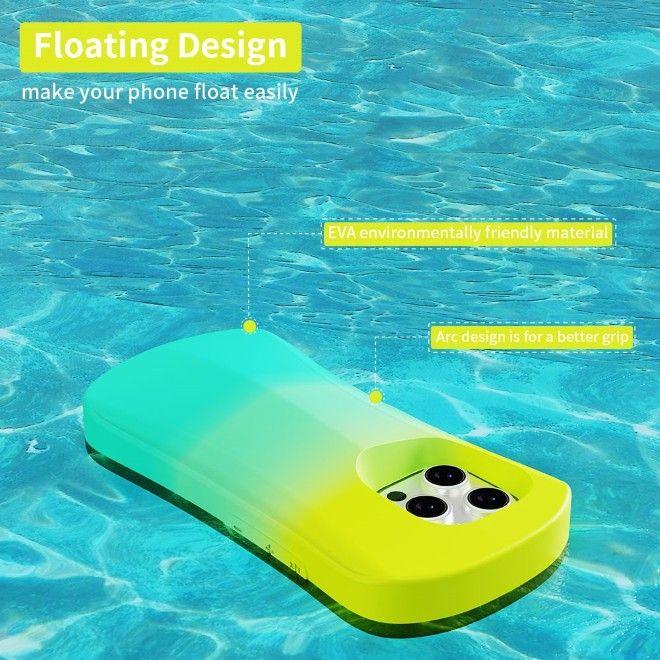 Yoyoisles - iPhone 16 Pro Max Handyhülle - EVA Softcase - Ocean Series - gelbgrün
