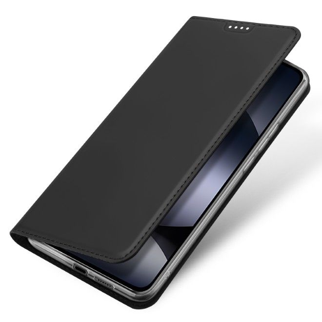 Dux Ducis - Xiaomi Redmi Note 14 4G Hülle - Handy Bookcover - Skin Pro Series - schwarz