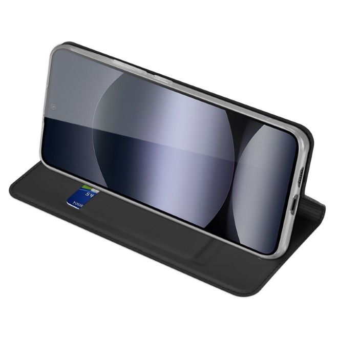 Dux Ducis - Xiaomi Redmi Note 14 4G Hülle - Handy Bookcover - Skin Pro Series - schwarz