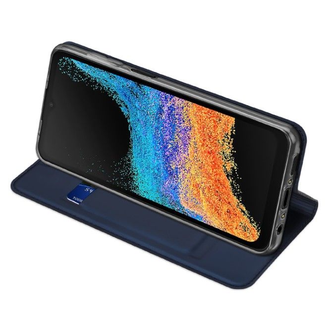 Dux Ducis - Samsung Galaxy Xcover7 Pro Hülle - Handy Bookcover - Skin Pro Series - blau