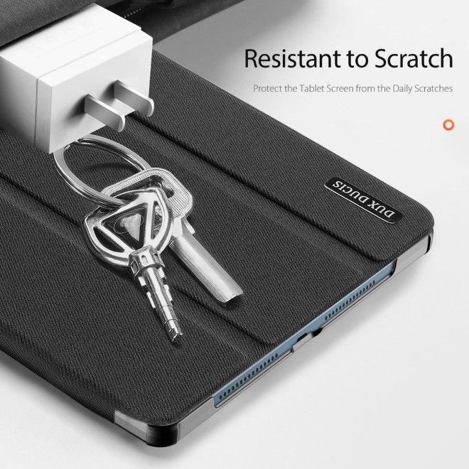 Dux Ducis - Lenovo Yoga Tab Plus 12.7 Hülle - Leder Smart Flip Case - Domo Series - schwarz