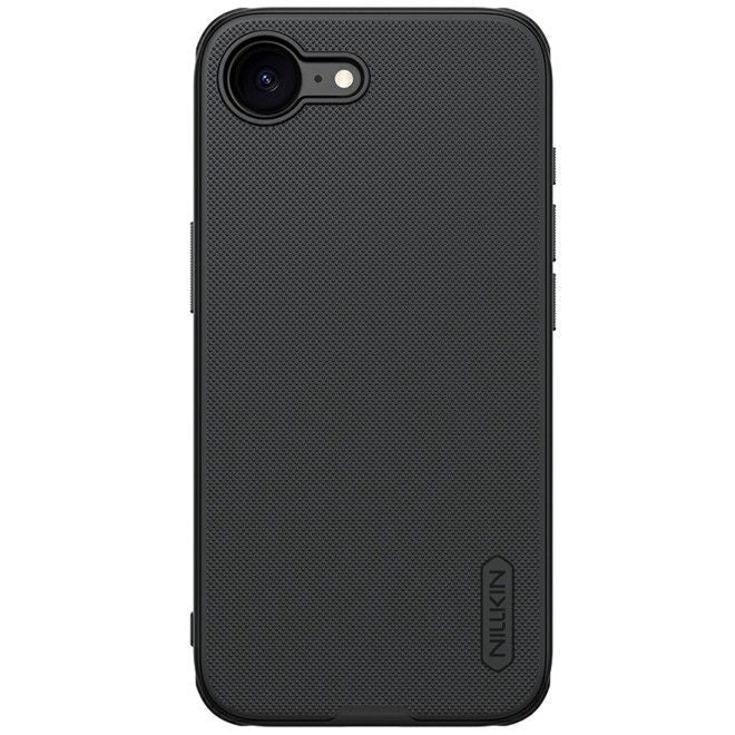 Nillkin - iPhone 16e Hülle - Kunststoff Case - Super Frosted Shield Pro Magnetic Series - schwarz
