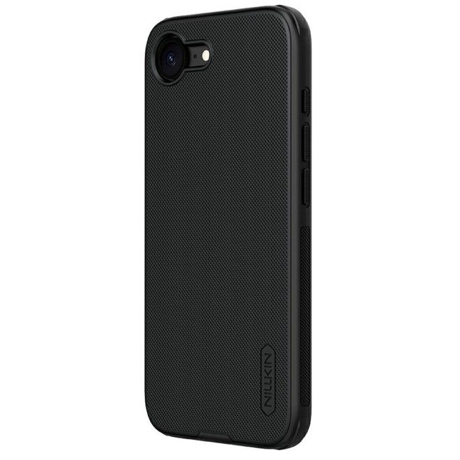 Nillkin - iPhone 16e Hülle - Kunststoff Case - Super Frosted Shield Pro Magnetic Series - schwarz