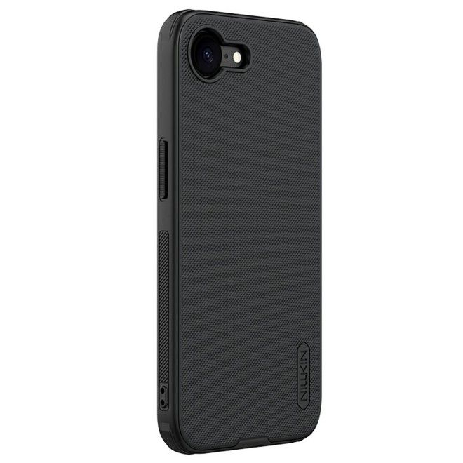Nillkin - iPhone 16e Hülle - Kunststoff Case - Super Frosted Shield Pro Magnetic Series - schwarz