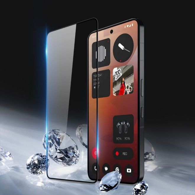 Dux Ducis - Nothing Phone (3a) / (3a) Pro Schutzglas Displayschutz - 10D-O Series - schwarz