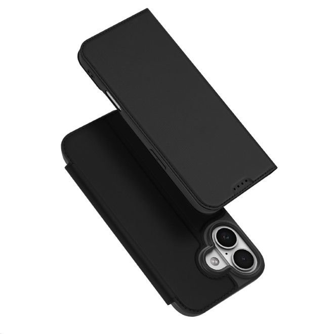 Dux Ducis - iPhone 17 Hülle - Handy Bookcover - Skin Pro Series - schwarz