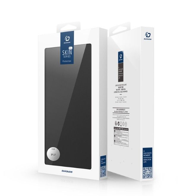 Dux Ducis - iPhone 17 Hülle - Handy Bookcover - Skin Pro Series - schwarz