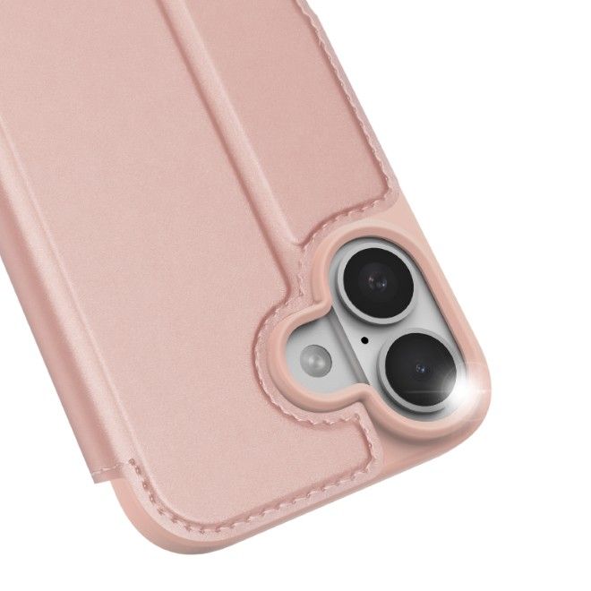 Dux Ducis - iPhone 17 Hülle - Handy Bookcover - Skin Pro Series - rosa