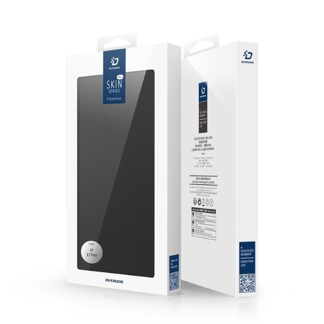 Dux Ducis - iPhone 17 Pro Hülle - Handy Bookcover - Skin Pro Series - schwarz