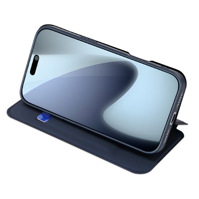 Dux Ducis - iPhone 17 Pro Max Hülle - Handy Bookcover - Skin Pro Series - blau