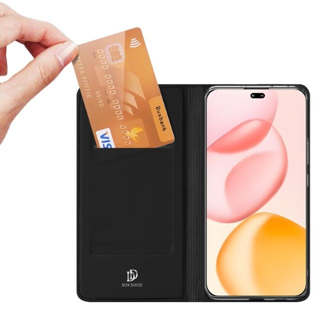 Dux Ducis - Honor 400 Pro Hülle - Handy Bookcover - Skin Pro Series - schwarz
