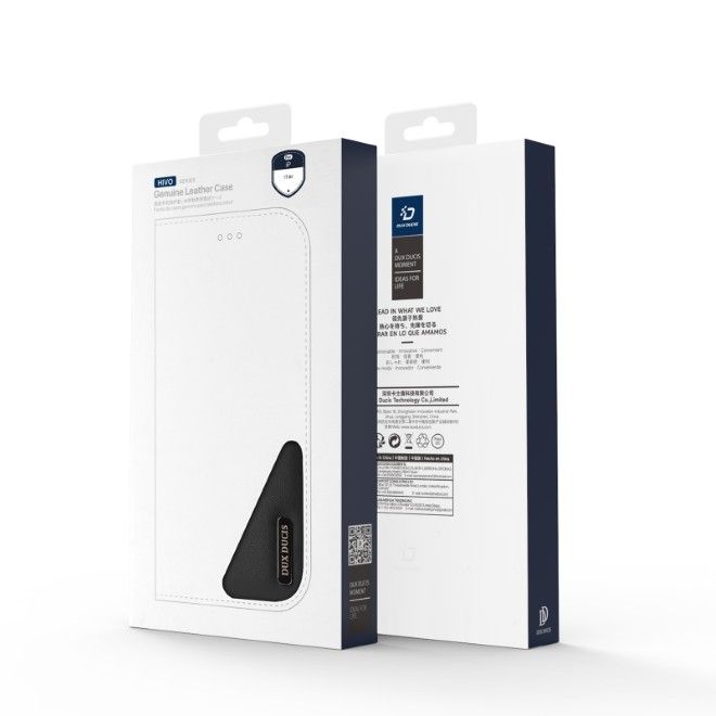 Dux Ducis - iPhone Air Hülle - Handy Leder Case - Hivo Series - schwarz