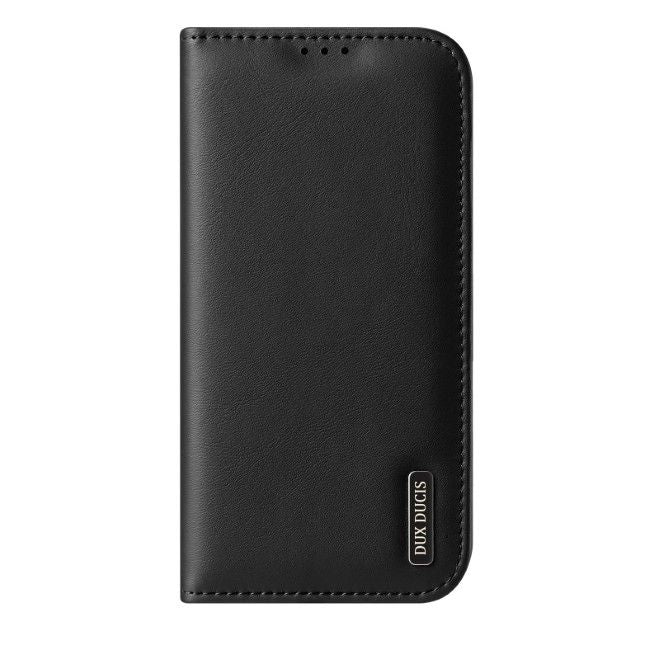 Dux Ducis - iPhone 17 Pro Max Hülle - Handy Leder Case - Hivo Series - schwarz