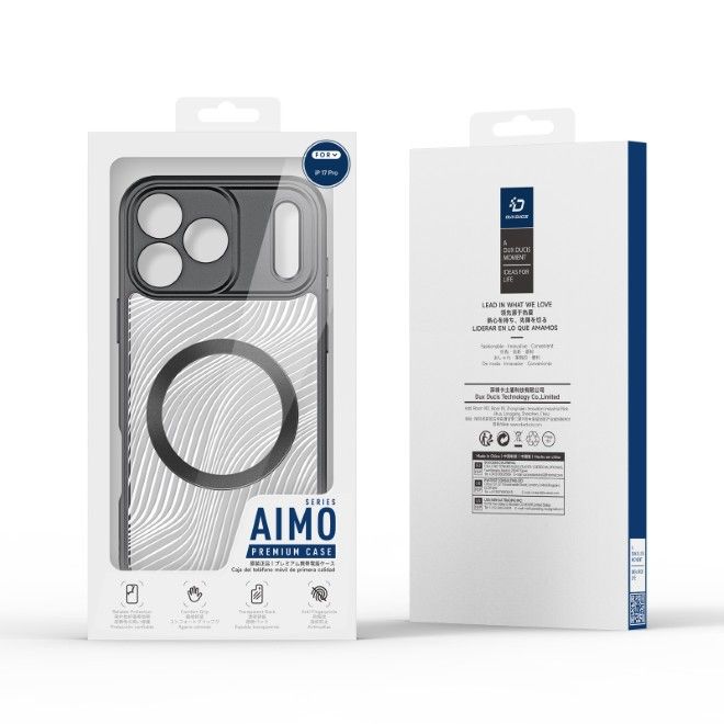 Dux Ducis - iPhone 17 Pro Hülle - Hardcase - MagSafe - Aimo Mag Series - schwarz