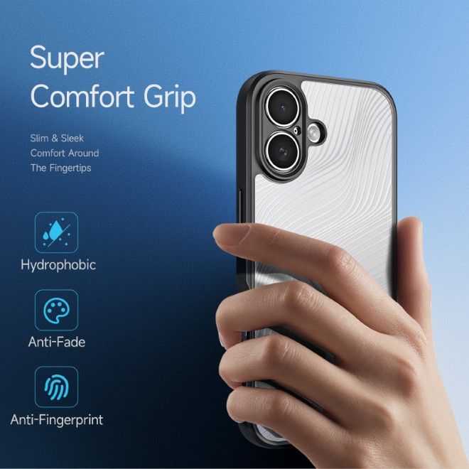 Dux Ducis - iPhone 17 Hülle - Hardcase - Aimo Series - schwarz