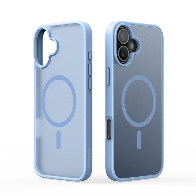 Dux Ducis - iPhone 17 Hülle - TPU und PC Hardcase - MagSafe kompatibel - Yind Series - hellblau