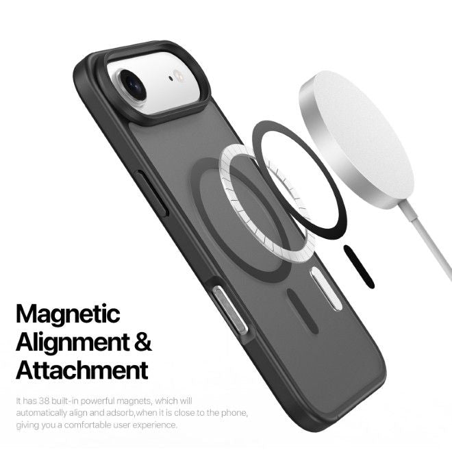 Dux Ducis - iPhone Air Hülle - TPU und PC Hardcase - MagSafe kompatibel - Yind Series - schwarz