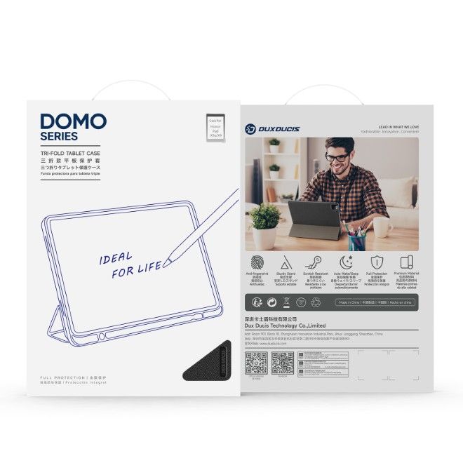 Dux Ducis - Honor Pad X9a / X9 11.5 Hülle - Leder Smart Flip Case - Domo Series - schwarz