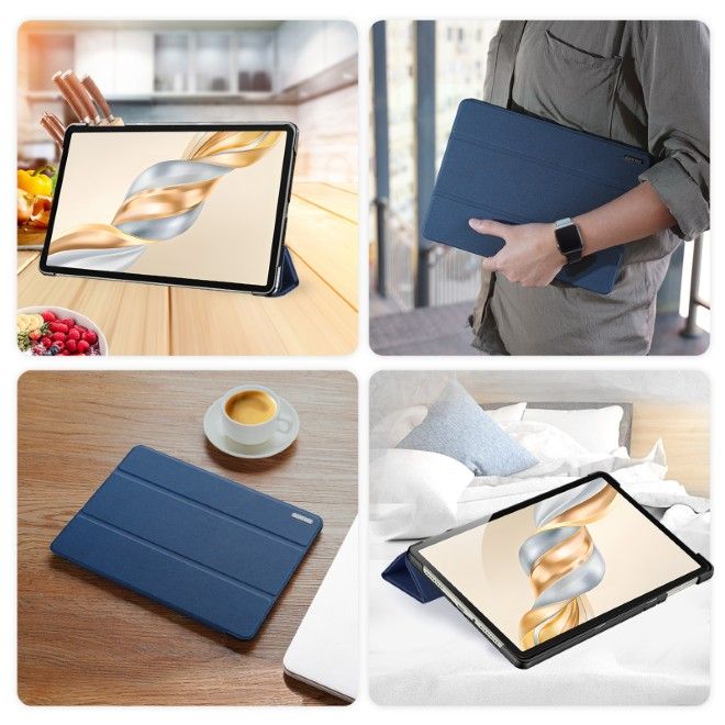 Dux Ducis - Honor Pad X9a / X9 11.5 Hülle - Leder Smart Flip Case - Domo Series - blau