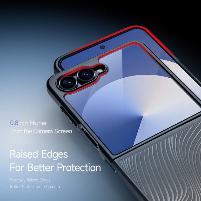 Dux Ducis - Samsung Galaxy Z Flip7 Hülle - Hardcase - Aimo Series - schwarz