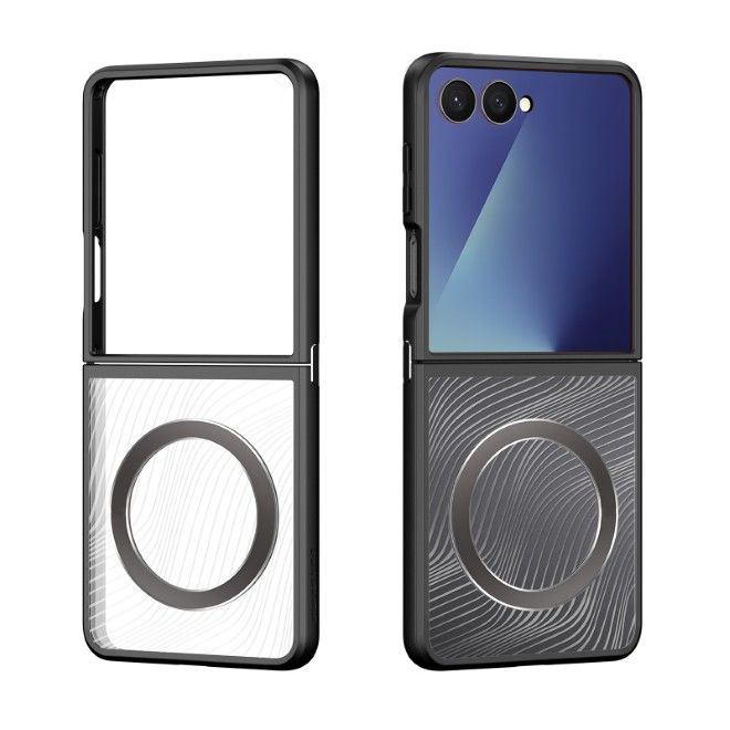 Dux Ducis - Samsung Galaxy Z Flip7 Hülle - Hardcase - MagSafe - Aimo Mag Series - schwarz