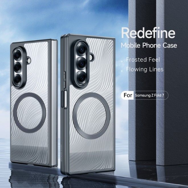 Dux Ducis - Samsung Galaxy Z Fold7 Hülle - Hardcase - MagSafe - Aimo Mag Series - schwarz
