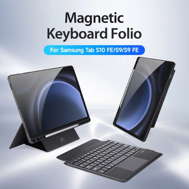 Dux Ducis - Samsung Galaxy Tab S10 FE / S9 / S9 FE Tastatur Hülle - Keyboard Case - DK Series - schwarz