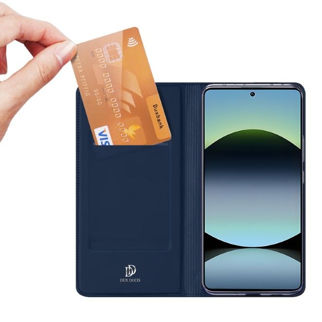 Dux Ducis - Xiaomi Redmi Note 14S Hülle - Handy Bookcover - Skin Pro Series - blau