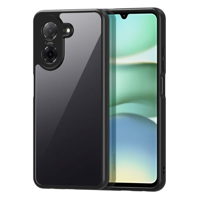 Dux Ducis - Xiaomi Redmi A5 4G / Poco C71 Hülle - Hardcase - Aimo Series - transparent/schwarz