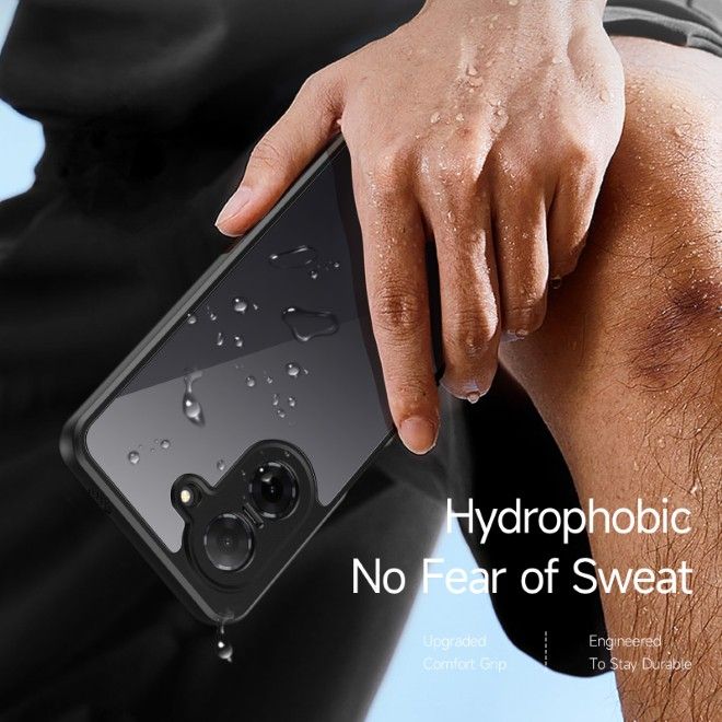 Dux Ducis - Xiaomi Redmi A5 4G / Poco C71 Hülle - Hardcase - Aimo Series - transparent/schwarz