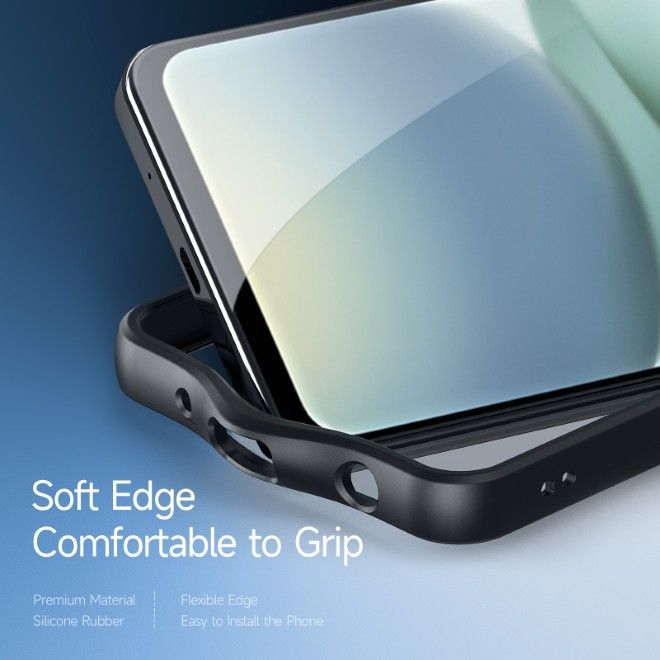 Dux Ducis - Xiaomi Redmi A5 4G / Poco C71 Hülle - Hardcase - Aimo Series - transparent/schwarz