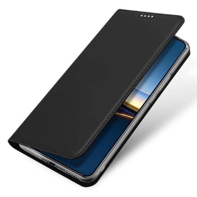 Dux Ducis - Xiaomi Poco F7 Pro Hülle - Handy Bookcover - Skin Pro Series - schwarz