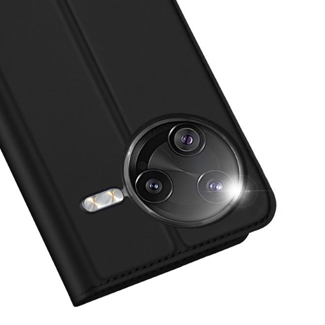 Dux Ducis - Xiaomi Poco F7 Ultra Hülle - Handy Bookcover - Skin Pro Series - schwarz