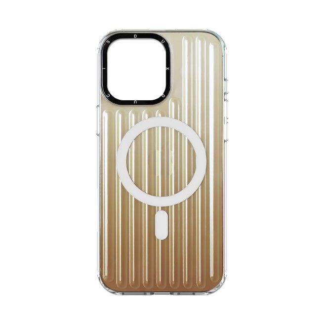 Dux Ducis - iPhone 16 Pro Hülle - PET, TPU und PC Hardcase - mit MagSafe - Zest Series - gold