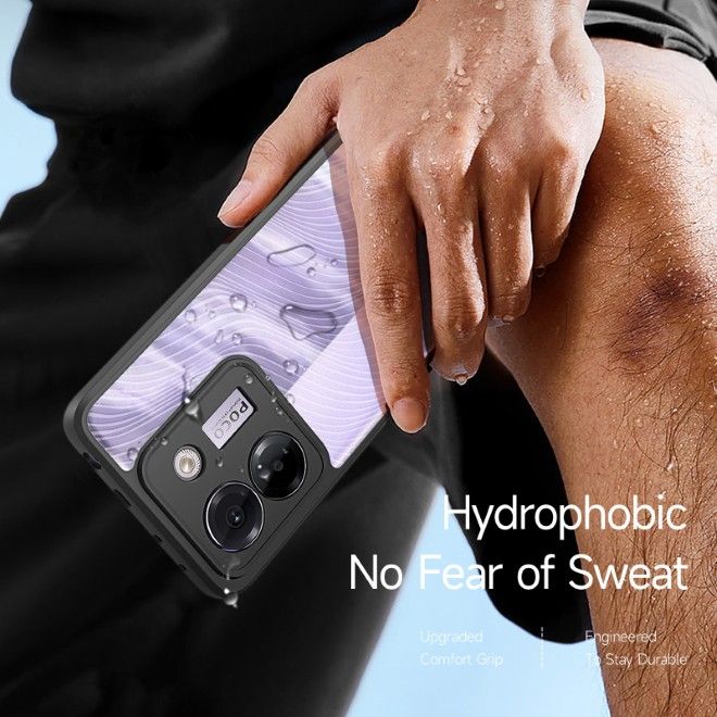 Dux Ducis - Xiaomi Poco M7 Pro Hülle - Hardcase - Aimo Series - schwarz